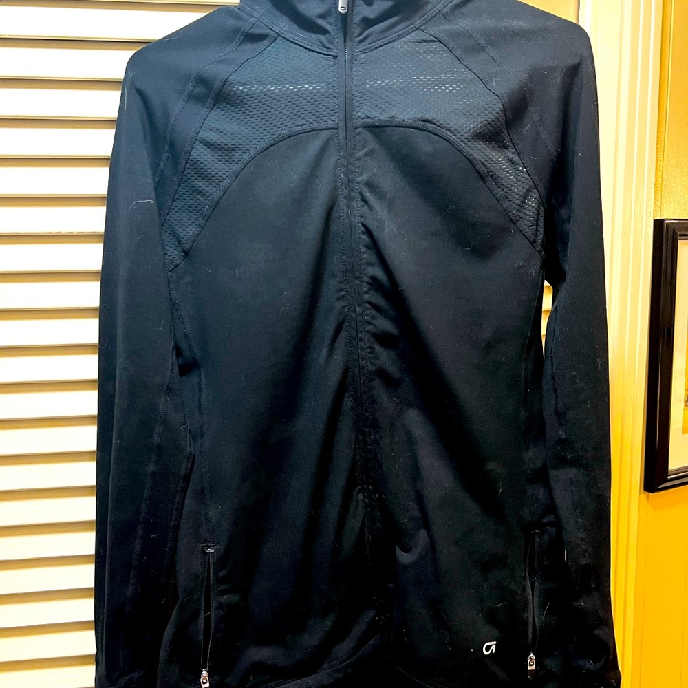 Black GapFit running jacket